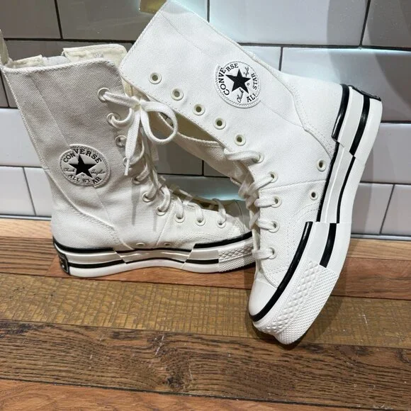New Converse Women Chuck 70 Plus X-Hi High Top Platform Sneakers Boots Size 6 - Picture 7 of 8